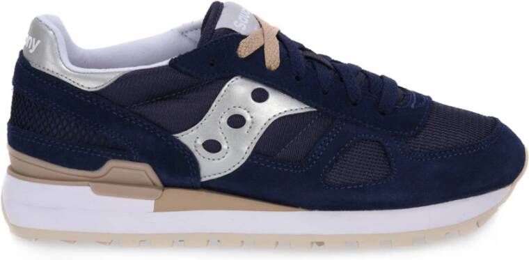 Saucony Platform Sneakers met Stoffen en Suède Bovenwerk Multicolor Heren