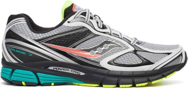 Saucony Progrid Guide 7 Hardloopschoen Wit Teal