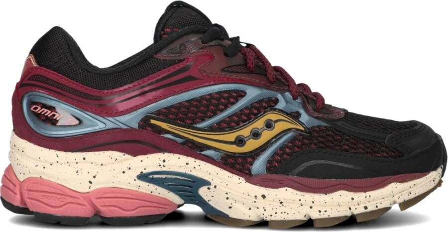 SAUCONY Lage Sneakers Dames Progrid Omni 9 Maat: 37 Materiaal: Mesh Kleur: Zwart