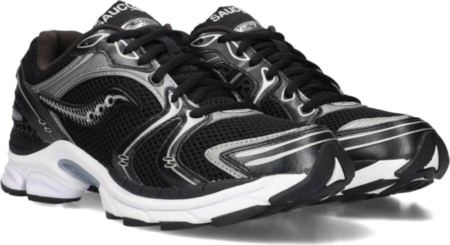 SAUCONY Lage Sneakers Dames Progrid Triumph 4 Maat: 36 Materiaal: Mesh Kleur: Zwart
