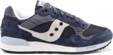 Saucony Retro Sneaker met Suède Inzetstukken