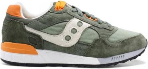 Saucony Retro Sneakers met Suède Inzetstukken