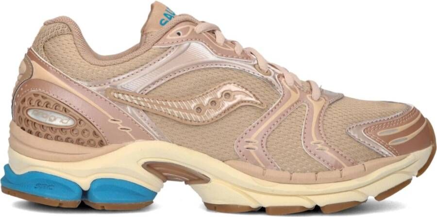 SAUCONY Lage Sneakers Dames Progrid Triumph 4 Maat: 38 Materiaal: Suède Kleur: Roze