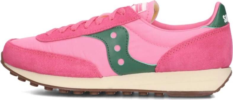 SAUCONY Lage Sneakers Dames Trainer 80 Maat: 38 Materiaal: Suède Kleur: Roze