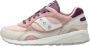 Saucony Roze Witte Shadow 6000 Sneakers Wit - Thumbnail 3
