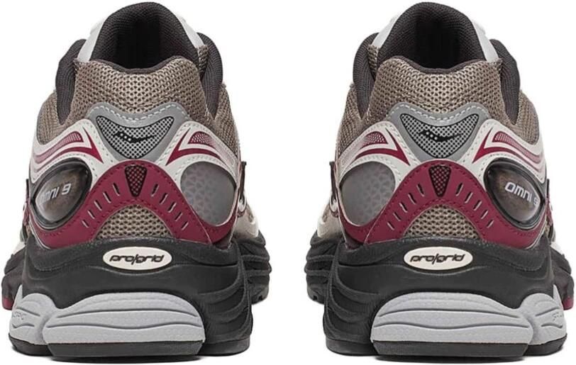 Saucony Progrid Omni 9 H Sneakers Mesh Heren Grijs - Foto 4