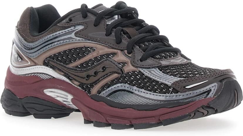 Saucony Bruine lage sneakers met logopatch op de tong in Tech Fabric uniseks - Foto 2