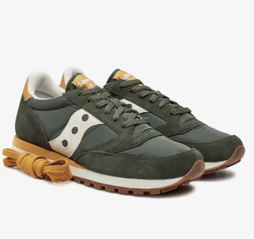 SAUCONY Lage Sneakers Heren Jazz Original M Maat: 42 Materiaal: Suède Kleur: Groen - Foto 2