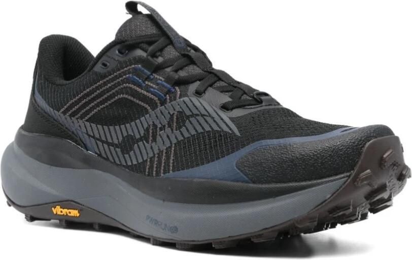 Saucony Navy en Zwarte Sneakers Stijlvol Veelzijdig