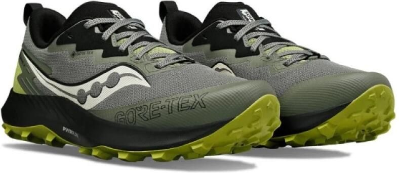 Saucony Peregrine 14 GTX Trail Hardloopschoen Olijfgroen 42.5 - Foto 2