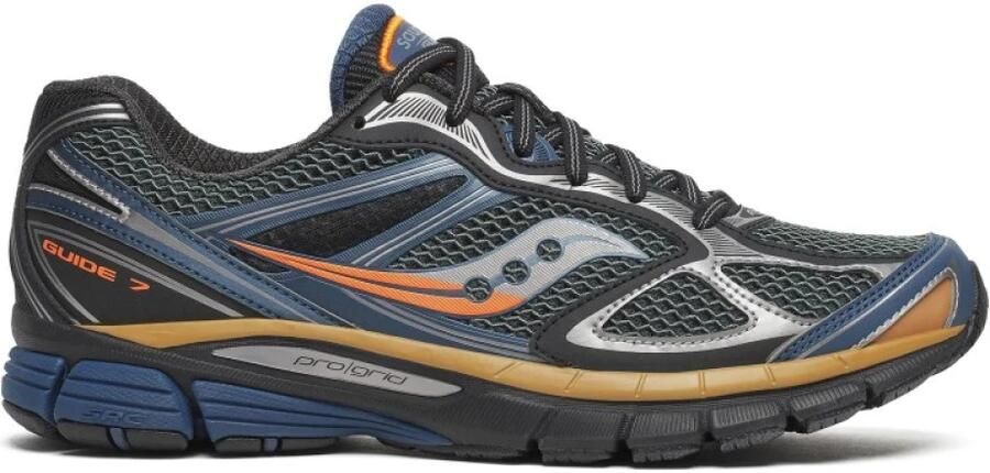 Saucony Sneakers Progrid Guide 7 Disrupt Zwart Blauw Oranje