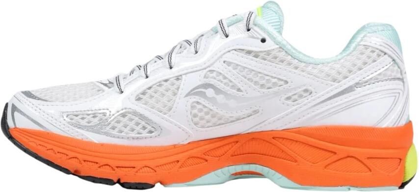 Saucony Sneakers laag 'PROGRID GUIDE 7' turquoise geel donkeroranje wit - Foto 9