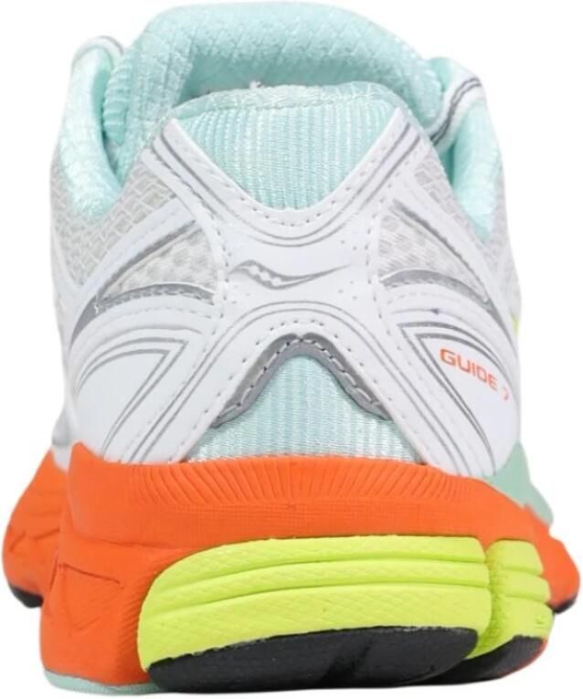 Saucony Sneakers laag 'PROGRID GUIDE 7' turquoise geel donkeroranje wit - Foto 7