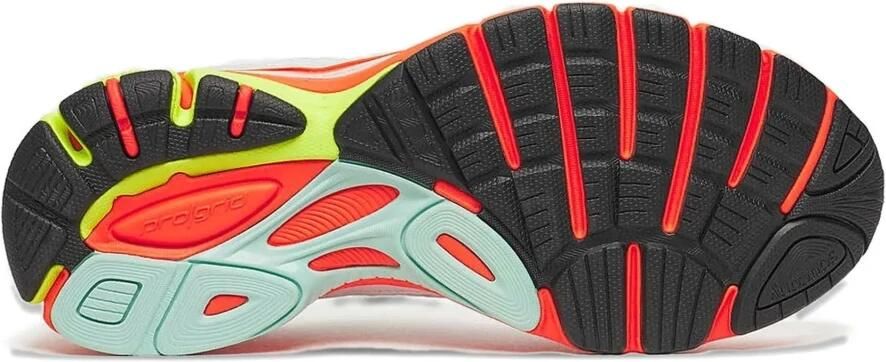 Saucony Sneakers laag 'PROGRID GUIDE 7' turquoise geel donkeroranje wit - Foto 5