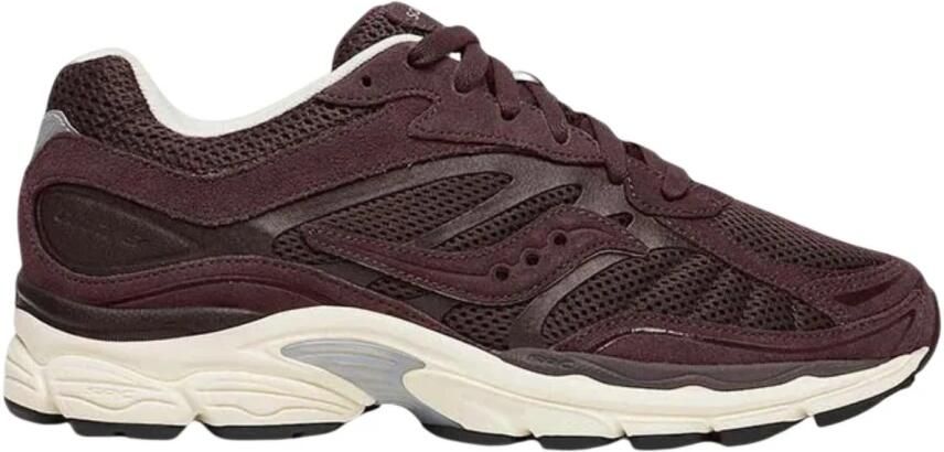 Saucony Mesh Sneakers met Suède Accents