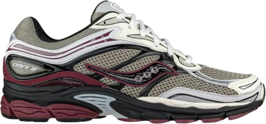 Saucony Progrid Omni 9 H Sneakers Mesh Heren Grijs - Foto 6