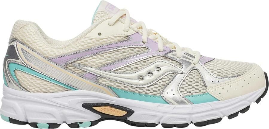 SAUCONY Lage Sneakers Dames Ride Millennium Maat: 38 Materiaal: Mesh Kleur: Beige