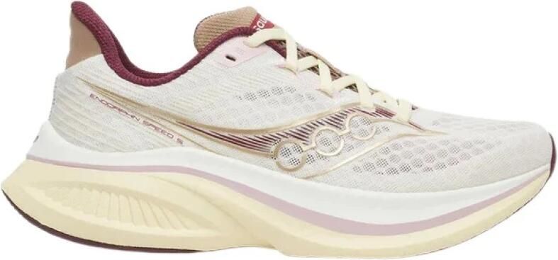 Saucony Women's Endorphin Speed 5 Hardloopschoenen ivory maroon