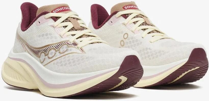 Saucony Women's Endorphin Speed 5 Hardloopschoenen ivory maroon - Foto 2