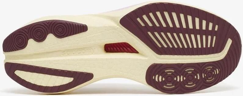 Saucony Women's Endorphin Speed 5 Hardloopschoenen ivory maroon - Foto 4