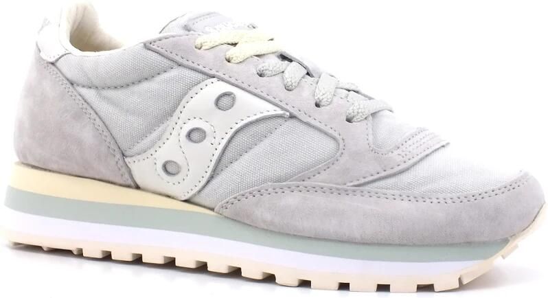 Saucony Grijze en witte Jazz Triple schoen Grijs Dames - Foto 2