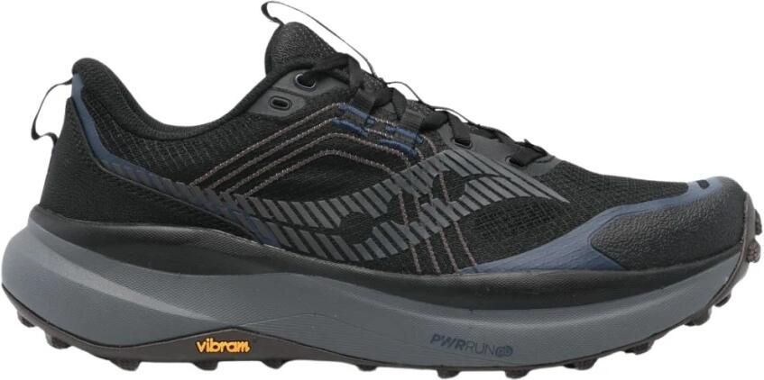 Saucony Navy en Zwarte Sneakers Stijlvol Veelzijdig