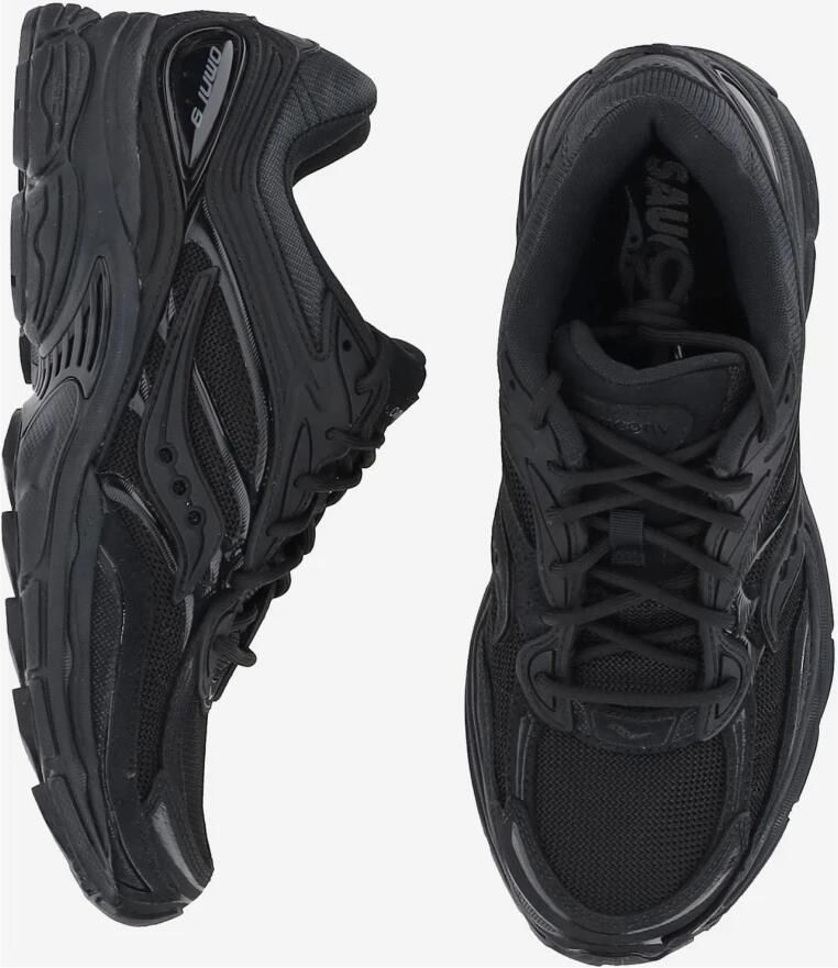 Saucony Progrid Omni 9 Sneakers Heren Zwart Mesh Synthetisch - Foto 4
