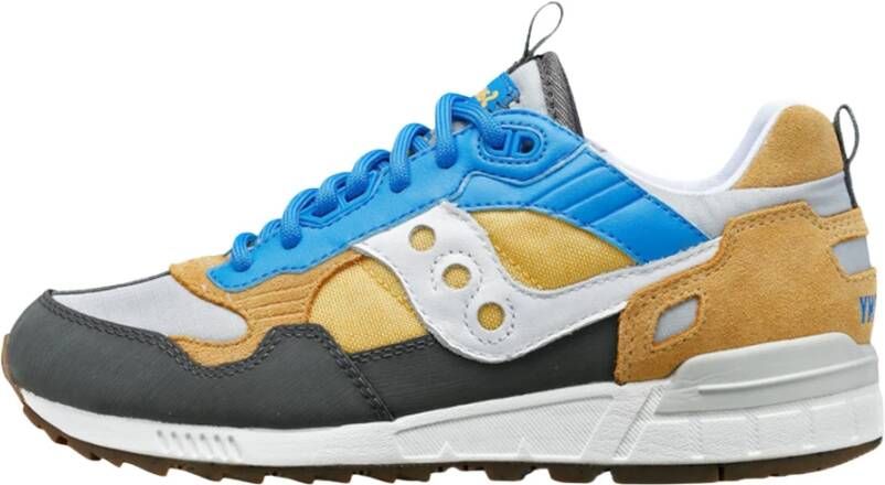 Saucony Unisex Sneakers met Stoffen en Suède Bovenwerk Blue Heren