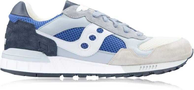 Saucony Unisex Sneakers met Stoffen en Suède Bovenwerk Blue Heren