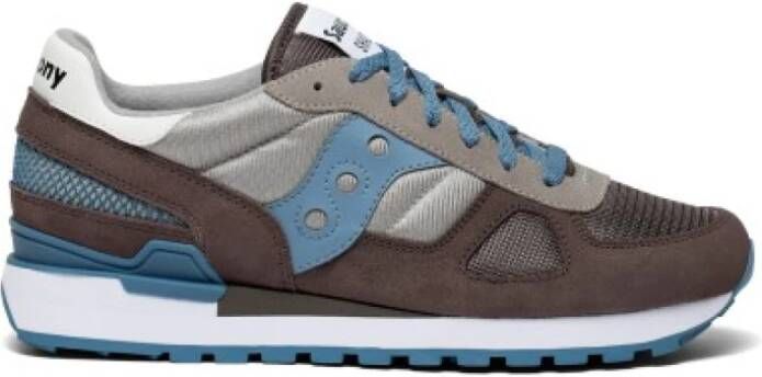 Saucony Shadow Original Grijs Suede Lage sneakers Heren