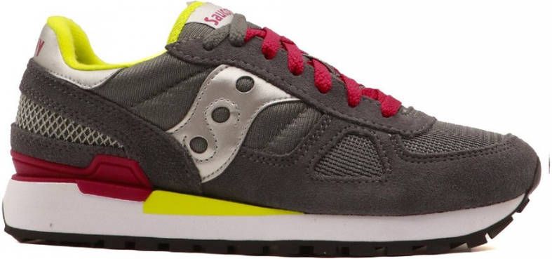 Saucony Retro Shadow Leren en Textiele Sneakers Gray Dames - Foto 2
