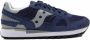 Saucony Logo Sneakers Suède Canvas Rubber Zool Blue Heren - Thumbnail 2