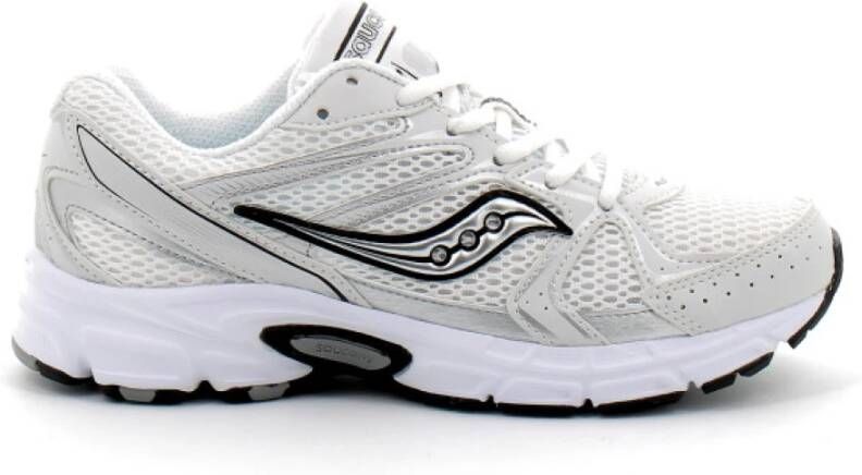 Saucony Witte Veterschoenen Optische Sneakers White Unisex