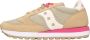 Saucony Eenvoudige Jazz Sneakers met Vetersluiting Beige Dames - Thumbnail 12