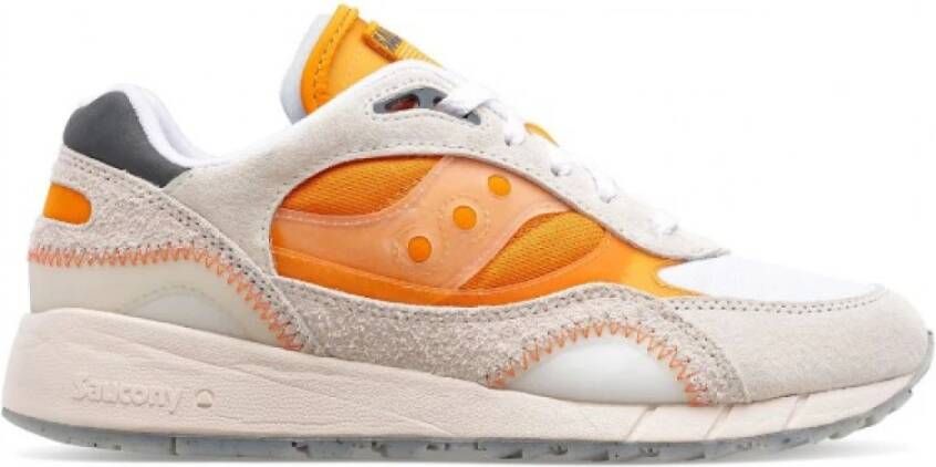 Saucony Transparante Wit Oranje Heren Sneakers White Heren