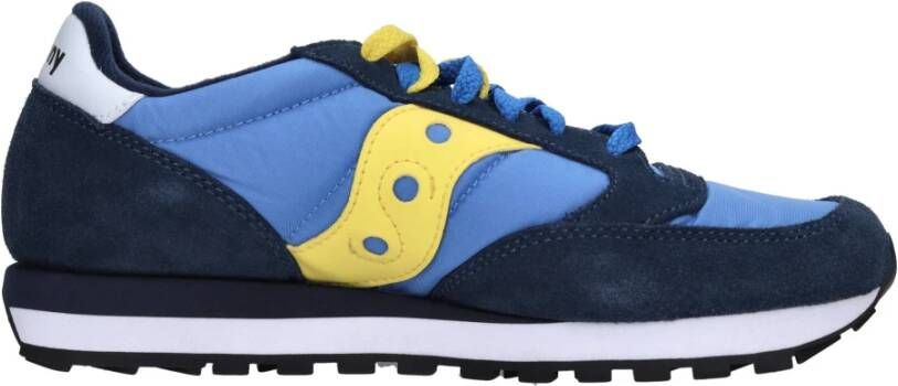 Saucony Blauwe Jazz Heren Logo Voorkant Blue Heren