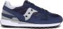 Saucony Logo Sneakers Suède Canvas Rubber Zool Blue Heren - Thumbnail 2