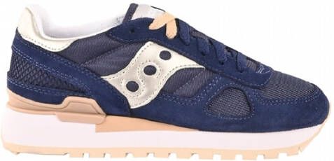 Saucony Platform Sneakers met Stoffen en Suède Bovenwerk Multicolor