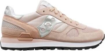 Saucony Lichtgewicht Shadow Sneakers voor vrouwen Beige Dames