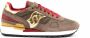 Saucony Logo Sneakers Suède Nylon Rubber Zool Multicolor Dames - Thumbnail 7
