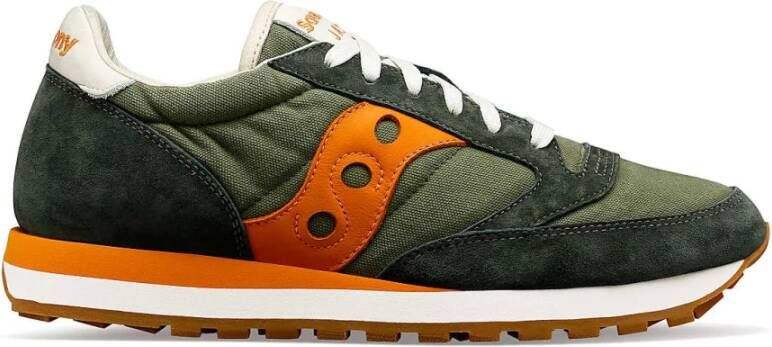 Saucony Groene Sneakers met Stonewash Design Multicolor Heren