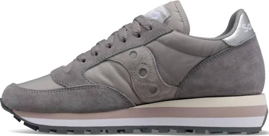 Saucony Grijze Veterschoenen voor Dames Gray Dames