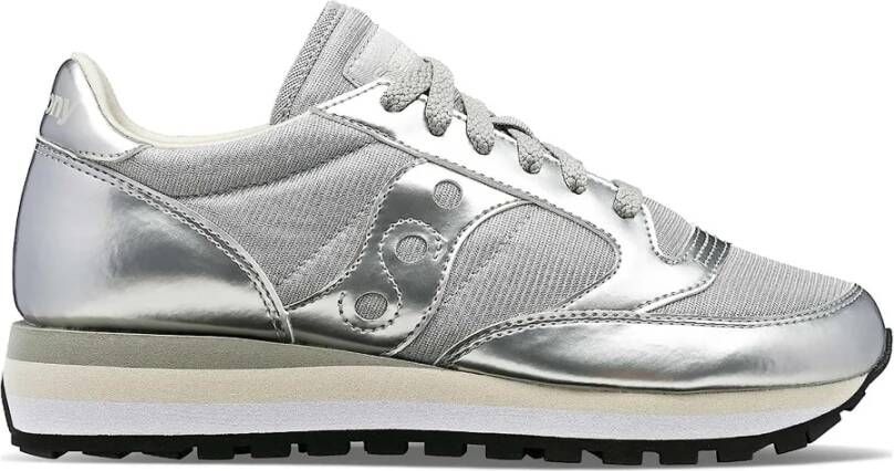 Saucony Sportieve Zilveren Sneakers met Rubberen Zool Gray Dames - Foto 6