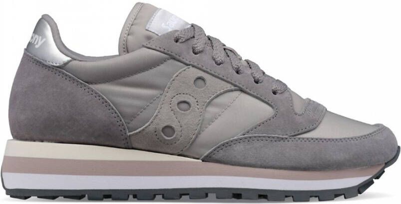 Saucony Grijze Veterschoenen voor Dames Gray Dames