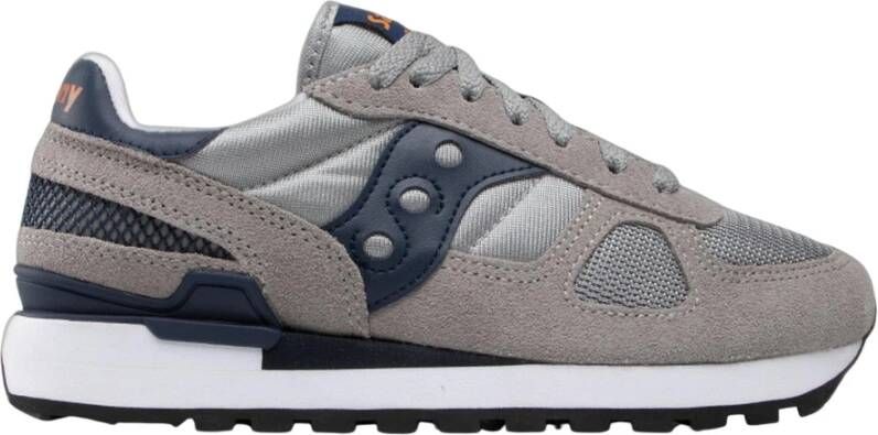 Saucony Shadow Original Sneaker Middengrijs Donkerblauw