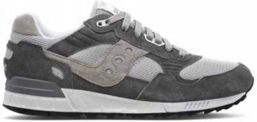 Saucony Stoffen Suède Sneakers met Rubberen Zool Gray Heren