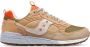 Saucony Unisex Leren en Textiele Sneakers Beige Heren - Thumbnail 3