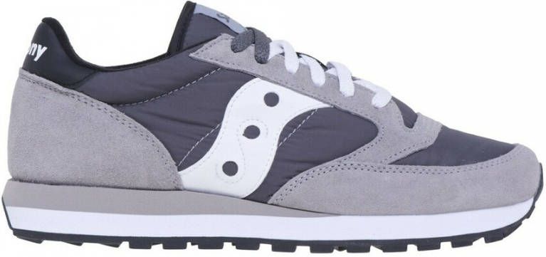 Saucony Logo Sneakers Suède Canvas Rubber Zool Blue Heren - Foto 8