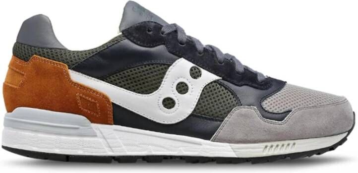 Saucony Platform Sneakers met Stoffen en Suède Bovenwerk Green