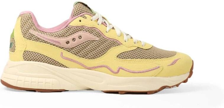 Saucony 3D-Grid-Hurricane_S707 Gele Sneakers Yellow Heren